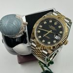 Rolex Datejust 41 126333 (Unknown (random serial)) - Black dial 41 mm Gold/Steel case (2/8)