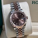 Rolex Datejust 278271 PINK INDEX JUB (2025) - Pink dial 37 mm Gold/Steel case (5/10)