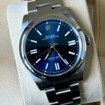 Rolex Oyster Perpetual 41 124300 (2024) - Blauw wijzerplaat 41mm Staal (1/7)