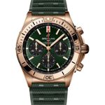 Breitling Chronomat 42 RB0134101L1S1 (2026) - Groen wijzerplaat 43mm Roodgoud (1/1)