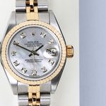 Rolex Lady-Datejust 79173 (2000) - Parelmoer wijzerplaat 26mm Goud/Staal (5/8)