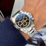 Rolex Daytona 16520 (1996) - Zwart wijzerplaat 40mm Staal (2/8)