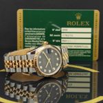 Rolex Lady-Datejust 178273 (2013) - Black dial 31 mm Gold/Steel case (5/7)
