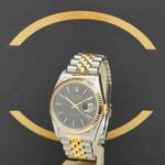 Rolex Datejust 36 16233 (1995) - Zwart wijzerplaat 36mm Goud/Staal (2/7)