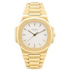 Patek Philippe Nautilus 3800J (Onbekend (willekeurig serienummer)) - Wit wijzerplaat 38mm Geelgoud (2/12)
