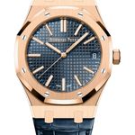 Audemars Piguet Royal Oak Selfwinding 15510OR.OO.D315CR.01 (2025) - Blue dial 41 mm Rose Gold case (1/1)