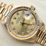 Rolex Lady-Datejust 69178 (1991) - Gold dial 26 mm Yellow Gold case (1/9)