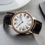 Cartier Ronde Solo de Cartier W6700455 (Unknown (random serial)) - Silver dial 36 mm Gold/Steel case (2/8)