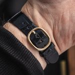 Patek Philippe Golden Ellipse 3848J (Unknown (random serial)) - Gold dial 33 mm Yellow Gold case (6/8)