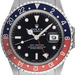 Rolex GMT-Master 16700 (1990) - Zwart wijzerplaat 40mm Staal (1/8)