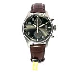 IWC Pilot Spitfire Chronograph IW387802 (2015) - Grey dial 43 mm Steel case (2/8)