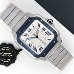 Cartier Santos WSSA0047 (2022) - Silver dial 40 mm Steel case (1/7)