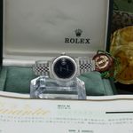 Rolex Oyster Perpetual Lady Date 69240 (1997) - Blauw wijzerplaat 26mm Staal (3/7)
