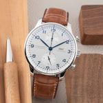 IWC Portuguese Chronograph IW371617 (2020) - Silver dial 41 mm Steel case (1/8)