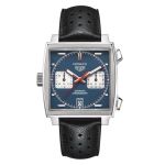 TAG Heuer Monaco Calibre 11 CAW211P.FC6356 (2024) - Blauw wijzerplaat 39mm Staal (3/3)