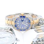 Rolex Submariner Date 116613LB (1997) - Blauw wijzerplaat 40mm Goud/Staal (8/8)
