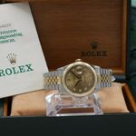 Rolex Datejust 36 16233 (1999) - Goud wijzerplaat 36mm Goud/Staal (3/7)