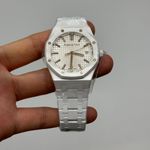 Audemars Piguet Royal Oak Selfwinding 77350CB.OO.1266CB.01 (2024) - Zilver wijzerplaat 34mm Keramiek (3/5)