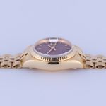 Rolex Lady-Datejust 69178 (1989) - Brown dial 26 mm Yellow Gold case (5/7)