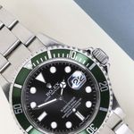 Rolex Submariner Date 16610LV (2010) - Zwart wijzerplaat 40mm Staal (3/8)