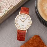 Rolex Cellini 4112 (Unknown (random serial)) - Silver dial 32 mm Yellow Gold case (3/8)