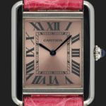 Cartier Tank Solo W5200000 (2015) - Pink dial 31 mm Steel case (2/8)