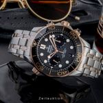 Omega Seamaster Diver 300 M 210.20.44.51.01.001 (Onbekend (willekeurig serienummer)) - Zwart wijzerplaat 44mm Goud/Staal (2/8)