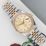Rolex Datejust 36 16233 (1997) - Champagne dial 36 mm Gold/Steel case (1/8)