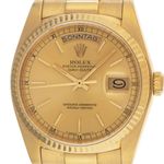Rolex Day-Date 36 18038 (1983) - Champagne dial 36 mm Yellow Gold case (1/7)