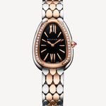 Bulgari Serpenti 103450 (2023) - Black dial 33 mm Gold/Steel case (1/8)