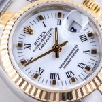 Rolex Lady-Datejust 69173 (1990) - White dial 26 mm Gold/Steel case (2/8)