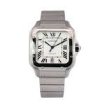 Cartier Santos WSSA0018 (2020) - Zilver wijzerplaat 40mm Staal (2/8)