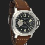 Panerai Luminor GMT Automatic PAM01088 (2020) - Zwart wijzerplaat 44mm Staal (4/8)