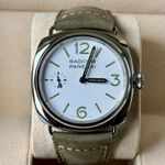 Panerai Radiomir 8 Days PAM01384 (2024) - Wit wijzerplaat 45mm Staal (2/7)