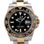 Rolex GMT-Master II 116713LN (2017) - Zwart wijzerplaat 40mm Goud/Staal (1/8)