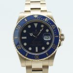 Rolex Submariner Date 116618LB (2018) - Blue dial 40 mm Yellow Gold case (3/8)