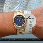 Rolex Day-Date 36 18238 (1989) - Blue dial 36 mm Yellow Gold case (5/8)