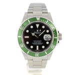 Rolex Submariner Date 16610LV (2008) - Zwart wijzerplaat 40mm Staal (1/7)