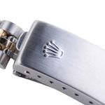 Rolex Lady-Datejust 69173 (1990) - Champagne dial 26 mm Gold/Steel case (7/8)