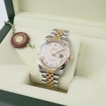 Rolex Datejust 36 116233 (2012) - Beige dial 36 mm Gold/Steel case (2/8)