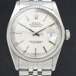 Rolex Datejust 36 16014 (1984) - Zilver wijzerplaat 36mm Staal (1/7)