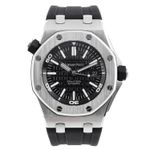 Audemars Piguet Royal Oak Offshore Diver 15703ST.OO.A002CA.01 (2010) - Black dial 42 mm Steel case (1/4)