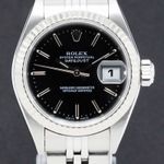Rolex Lady-Datejust 79174 (2000) - Zwart wijzerplaat 26mm Staal (1/7)