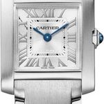 Cartier Tank Française WSTA0065 (2024) - Silver dial 21 mm Steel case (1/1)