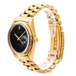 Rolex Datejust 36 1601 (Unknown (random serial)) - Black dial 36 mm Yellow Gold case (2/5)