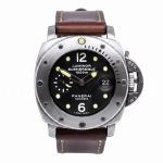 Panerai Luminor 1950 PAM00243 (2007) - Black dial 44 mm Steel case (1/8)