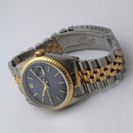 Rolex Datejust 16233 (1989) - Blue dial 36 mm Gold/Steel case (8/8)