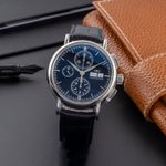 IWC Portofino Chronograph IW378303 (2010) - Zwart wijzerplaat 41mm Staal (1/8)