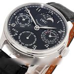 IWC Portuguese Perpetual Calendar IW502218 (2006) - Grey dial 42 mm White Gold case (2/4)