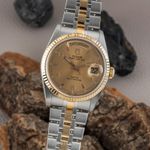 Tudor Prince Date 76213 (Unknown (random serial)) - Champagne dial 36 mm Gold/Steel case (1/8)
